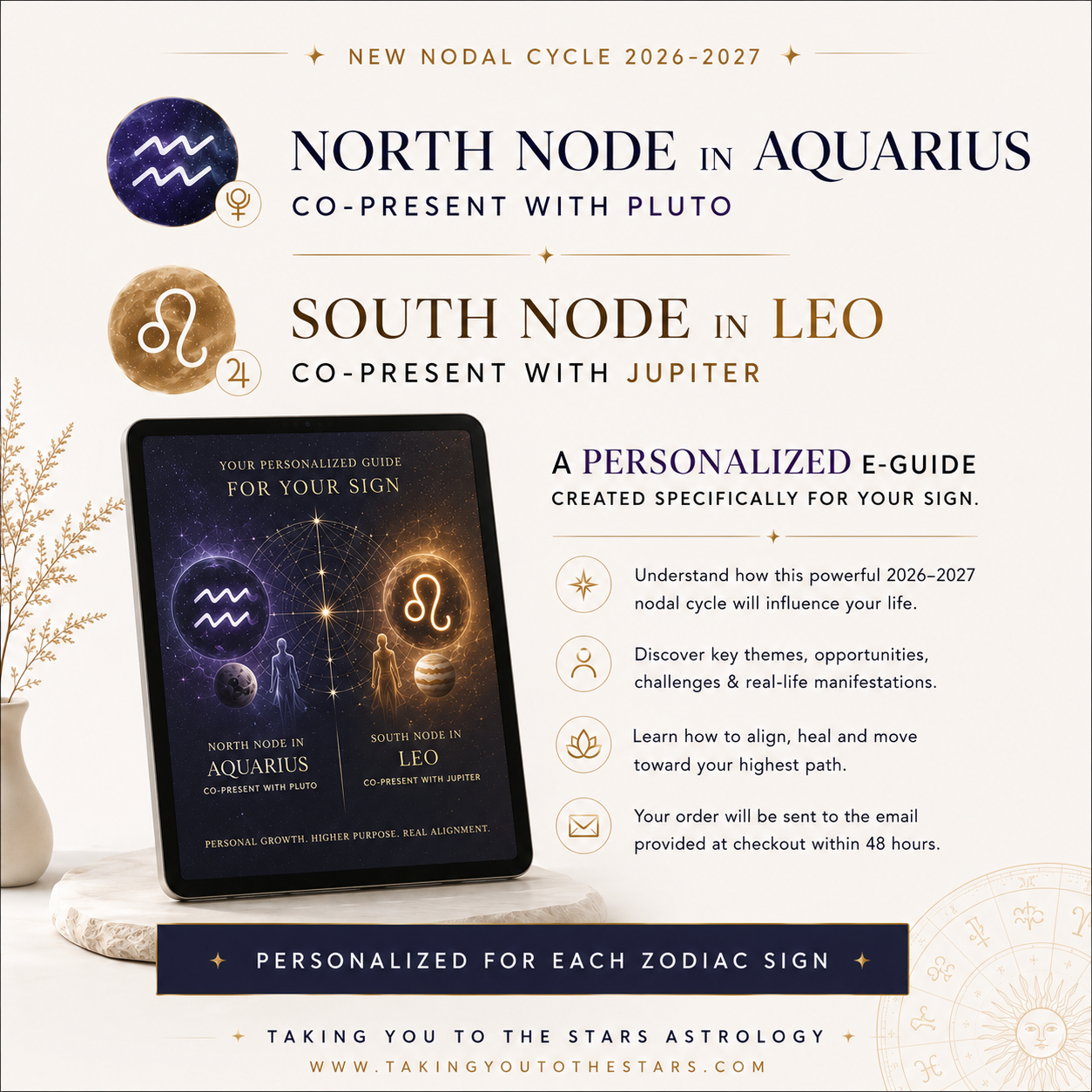 The Nodes in Aquarius & Leo | E-Guide